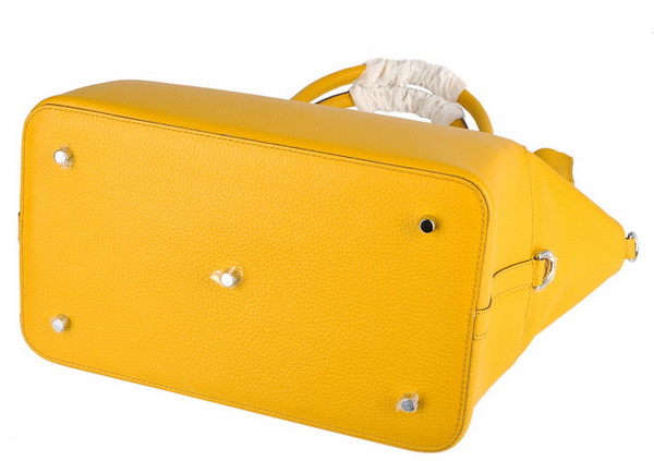 Best Hermes Toolbox 20 Shoulder Bag Yellow 6021 On Sale - Click Image to Close